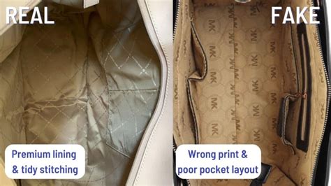 how to tell if a michael kors is authentic|real michael kors bag inside.